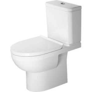 Duravit No.1 toiletset staand inclusief reservoir en toiletzitting 39 x 65