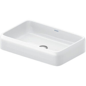 Duravit Qatego opzetwastafel rechthoekig 60x40x13cm hoogglans wit 2383602079