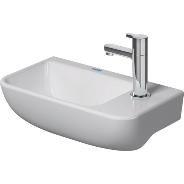 Duravit Starck Me fontein kraangat rechts 40x22cm wit 0717400000