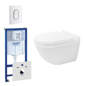 Duravit Starck toiletset bestaande uit inbouwreservoir