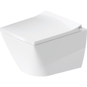 Duravit Viu wandcloset spoelrandloos compact diepspoel 37x48cm met verdekte bevestiging wit 2573090000