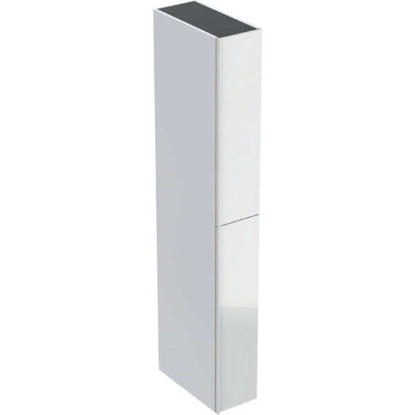 geberit acanto hoge kast 2 ladeboxen front glas 173cm glans wit sw417795