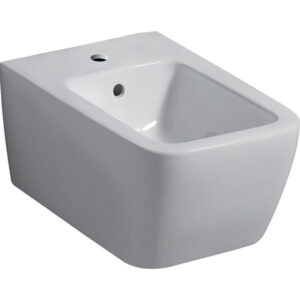 Geberit iCon Square wandbidet 35x54x26cm gesloten vorm met overloop wit 231910000