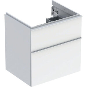 Geberit iCon wastafelonderkast 59.2x61.5x47.6cm 2 lades met softclose Spaanplaat Wit 502.303.01.1