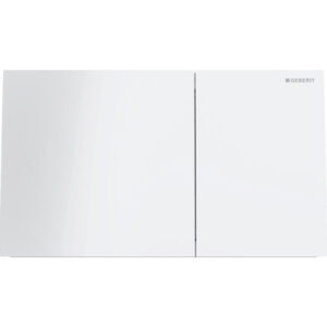 geberit sigma70 bedieningsplaat 2 toets wit glans sw878265