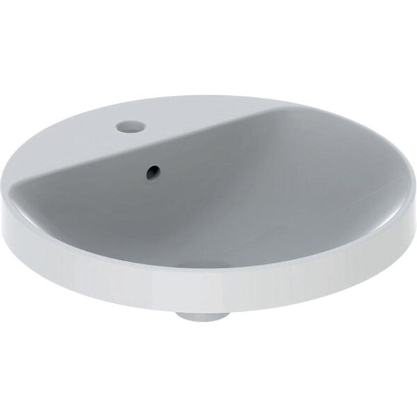 Geberit Variform opbouwwastafel rond 48cm 1 kraangat tect wit 500.704.00.2