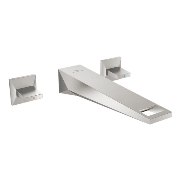 Grohe Allure brilliant 3-gats wastafelmengkraan wand 220mm supersteel 20629DC0