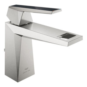 Grohe Allure brilliant private collection wastafelkraan M-Size vanilla noir s.steel 24399DC0