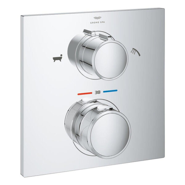 GROHE Allure thermostaat opbouwdeel met omstel Chroom 19446002