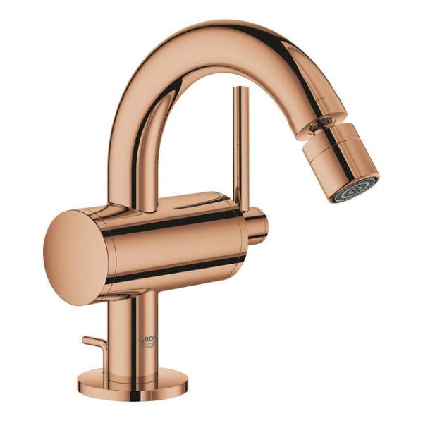 grohe atrio 1 gats bidetkraan m size met waste warm sunset sw354644