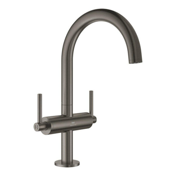 Grohe Atrio L-size wastafelmengkraan hard graphite geborsteld 21145AL0