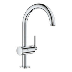 Grohe Atrio L-size wastafelmengkraan push open chroom 24362000