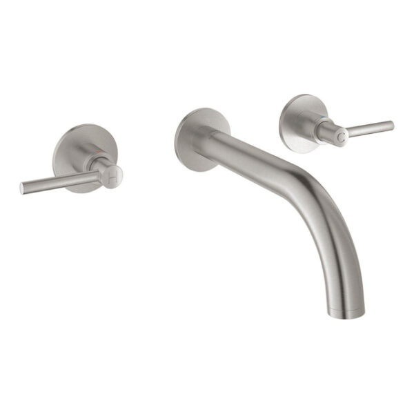 Grohe Atrio M-size 3-gats wandmengkraan supersteel 20662DC0