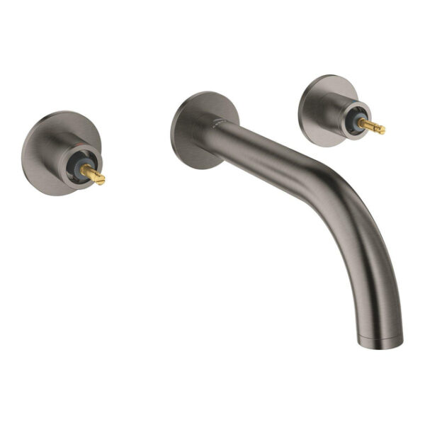 Grohe Atrio private collection 3-gats wastafelkraan z/grepen graphite geborsteld 20587AL0