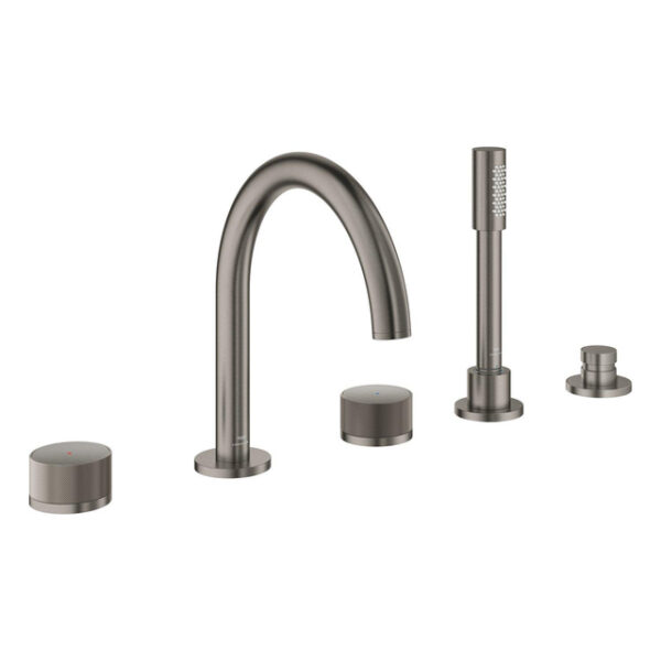 Grohe Atrio private collection 5-gats badrandmengkraan m/grepen hard graphite geb 25226AL0