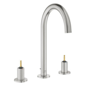 Grohe Atrio private collection L-size 3-gats wastafelkraan z/grepen supersteel 20593DC0