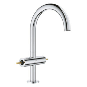 Grohe Atrio private collection L-size wastafelmengkraan z/grepen chroom 21134000