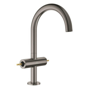 Grohe Atrio private collection L-size wastafelmengkraan z/grepen graphite geb. 21134AL0