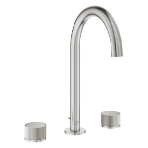 Grohe Atrio private collection wastafelkraan - L-size - 3gats - opbouw - supersteel 20595DC0