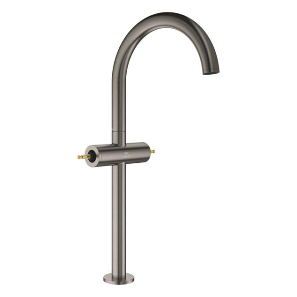 Grohe Atrio private collection XL-size wastafelmengkraan z/grepen graphite geb. 21140AL0