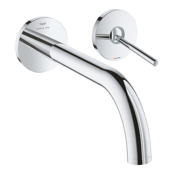 Grohe Atrio S-size 2-gats wastafelmengkraan wand 220mm chroom 29406000