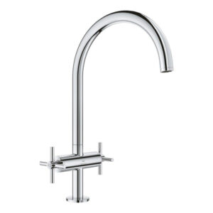 Grohe Atrio tweegreeps keukenmengkraan c-uitloop chroom 30609000