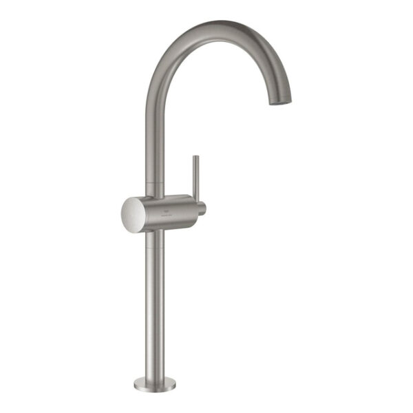 Grohe Atrio XL-size wastafelmengkraan push open supersteel 24365DC0