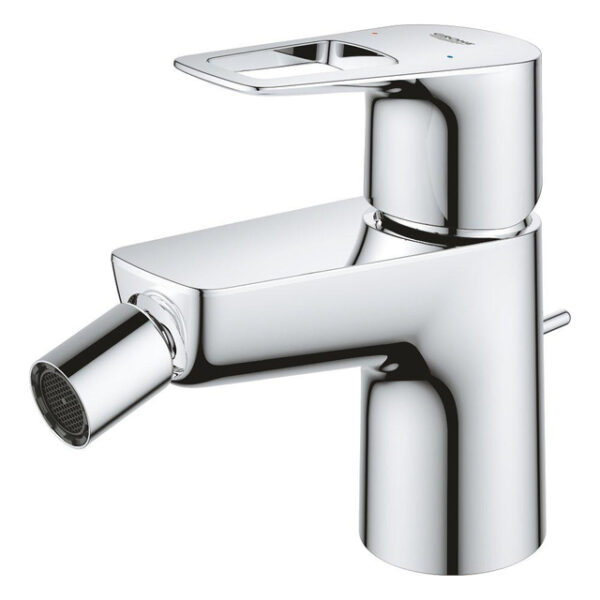 grohe bauloop 1 gats bidetkraan m. waste chroom sw536453