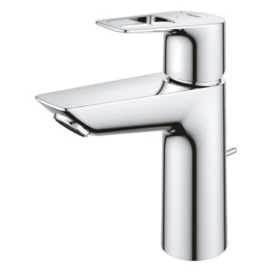 grohe bauloop waterbesparende wastafelkraan m size met trekwaste chroom sw536449