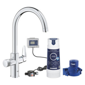 grohe blue pure baucurve c uitloop s size filter starterkit chroom sw862574