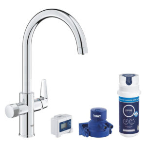 grohe blue pure start curve keukenmengkraan met filterfunctie c uitloop chroom sw878344