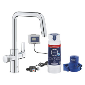 Grohe Blue pure start keukenmengkraan met filterfunctie C-uitloop chroom 30594000