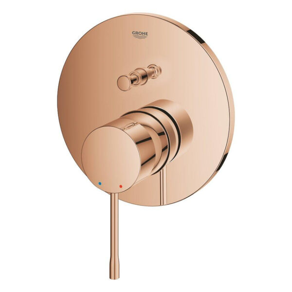 grohe essence badkraan inbouw met omstel warm sunset sw701294