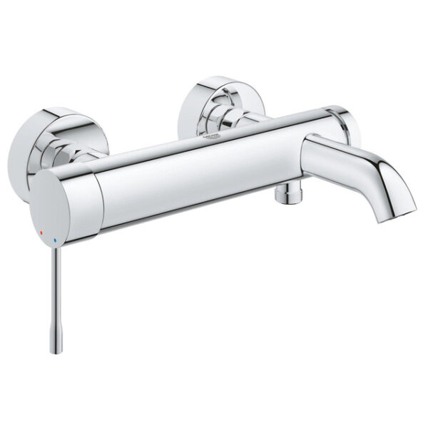 grohe essence badkraan met omstel en koppelingen chroom sw656558