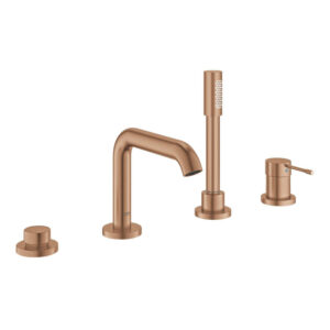 GROHE Essence badrandcombinatie - met omstel - inclusief staafhanddouche - brushed warm sunset 25251DL1