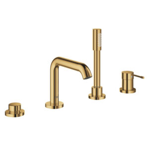 GROHE Essence badrandcombinatie - met omstel - inclusief staafhanddouche - cool sunrise 25251GL1