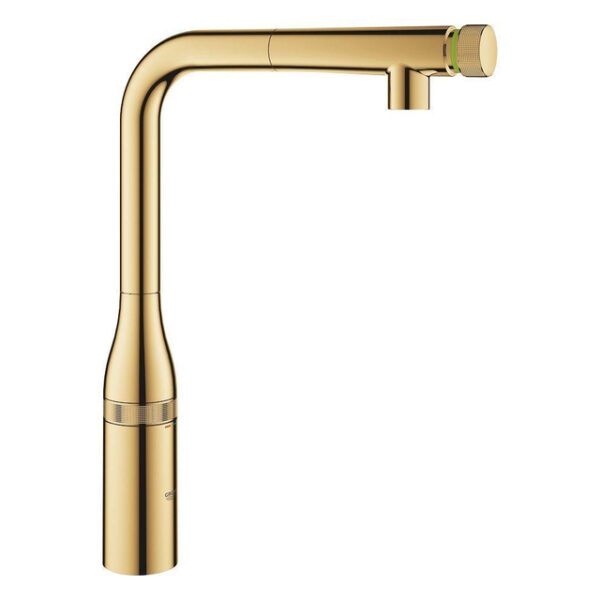 GROHE Essence Keukenkraan - hoog - draaibare/uittrekbare uitloop - cool sunrise glans 31615GL0