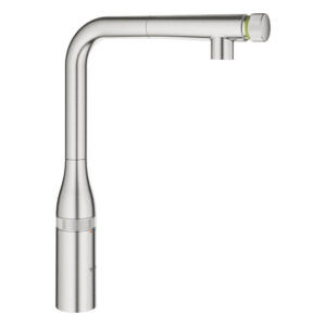 GROHE Essence Keukenkraan - hoog - draaibare/uittrekbare uitloop - supersteel geborsteld 31615DC0