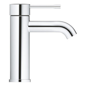 grohe essence wastafelkraan opbouw uitloop 11.6cm s size waste push open chroom sw701116