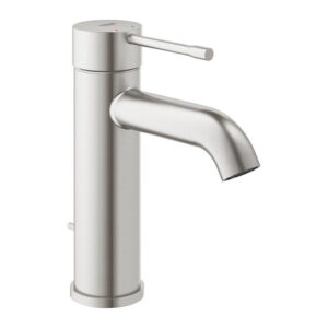 GROHE Essence Wastafelkraan Opbouw - uitloop 11.6cm - S-size - waste - supersteel 24171DC1