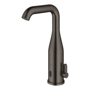 grohe essence wastafelkraan opbouw uitloop 12.7cm infrarood electronisch brushed hard graphite sw706276