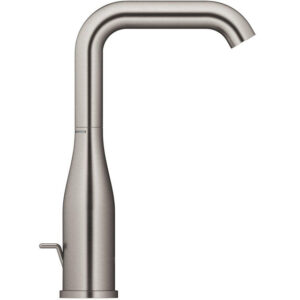 GROHE Essence Wastafelkraan Opbouw - uitloop 12.7cm - L-size - hoge draaibare uitloop - waste - brushed hard graphite 24174AL1