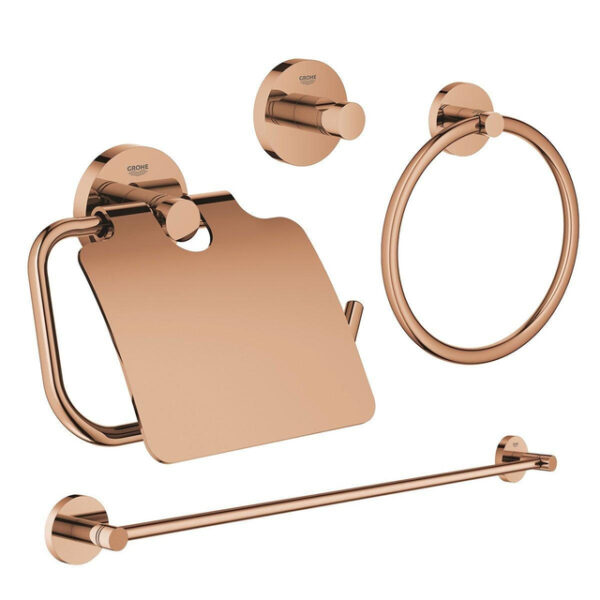 GROHE Essentials accessoireset 4-delig met handdoekring