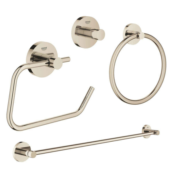 grohe essentials accessoireset 4 delig met handdoekring 2