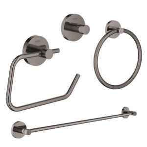 grohe essentials accessoireset 4 delig met handdoekring 4