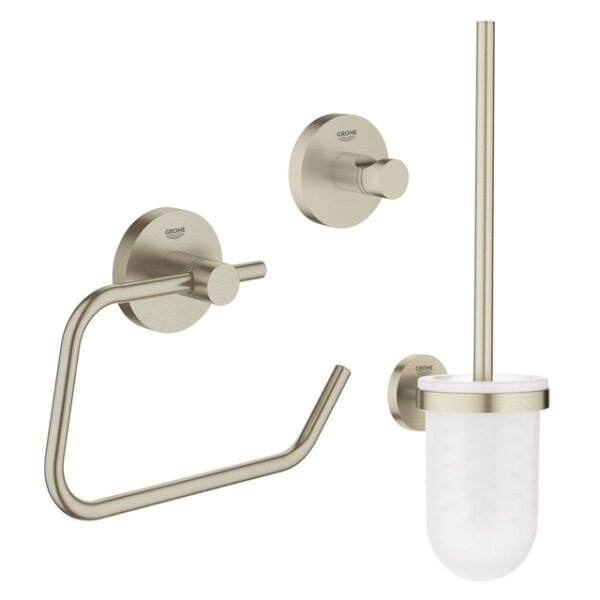 GROHE Essentials Toilet accessoireset 3-delig met toiletborstelhouder