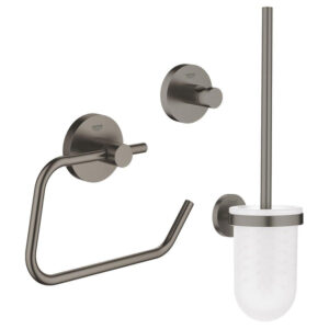 GROHE Essentials Toilet accessoireset 3-delig met toiletborstelhouder