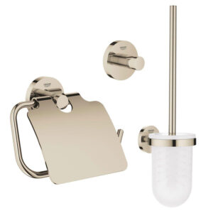 GROHE Essentials Toilet accessoireset 3-delig met toiletborstelhouder