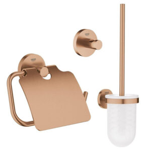 GROHE Essentials Toilet accessoireset 3-delig met toiletborstelhouder