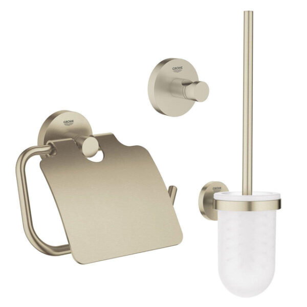 grohe essentials toilet accessoireset 3 delig met toiletborstelhouder 3